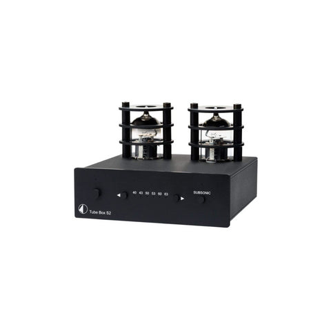 Pro-Ject Tube Box S2 - Phono Preamplifier (Black) - Clearance / Open Box