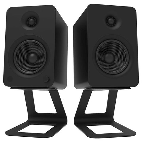 Kanto Kanto SE6 Elevated Desktop Speaker Stands for Large Speakers - Universal Compatibility - Supports up to 22 lb