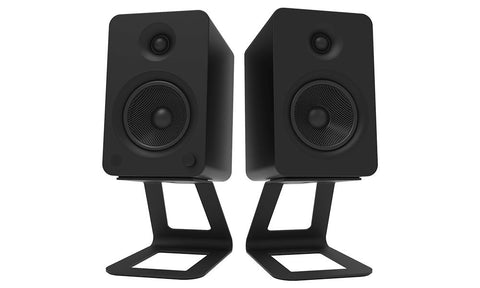 Kanto Kanto SE6 Elevated Desktop Speaker Stands for Large Speakers - Universal Compatibility - Supports up to 22 lb