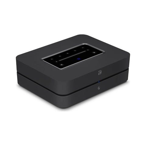Bluesound Bluesound POWERNODE Streaming music player with built-in stereo amplifier, Wi-Fi®, Bluetooth®, and Apple AirPlay® 2 (Black) - Clearance/ Open Box