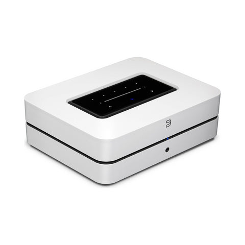 Bluesound Bluesound POWERNODE Streaming music player with built-in stereo amplifier, Wi-Fi®, Bluetooth®, and Apple AirPlay® 2 (White) - Clearance/ Open Box