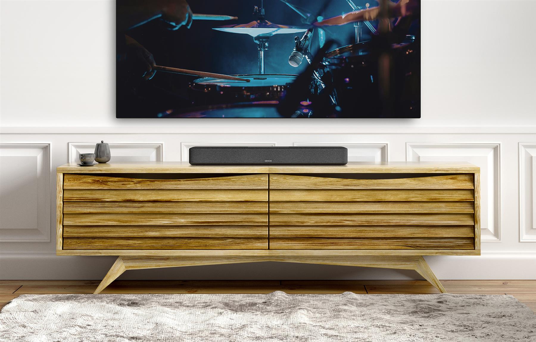 DENON  SOUND BAR 550 2024製 Denon Home Sound Bar 550 with 3D Audio, Dolby Atmos & DTS:X, Built
