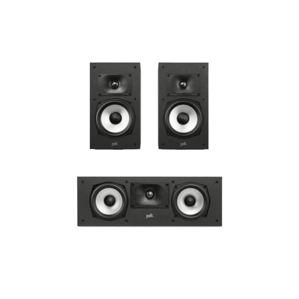 Polk Monitor XT20 Bookshelf Speakers with XT30 Center Channel